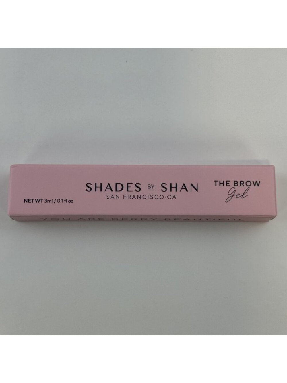 Shades By Shan The Brow Gel Clear 3ml / 0.1fl Oz Long-Lasting Natural Styling